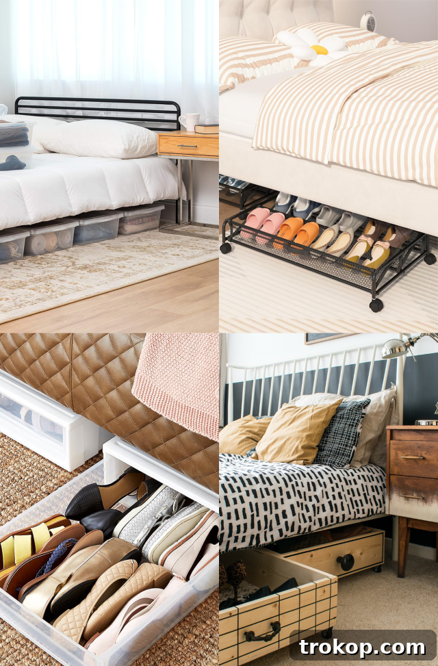 Maximize Space with Smart Under Bed Shoe Storage 2 Under Bed Shoe Storage Ideas