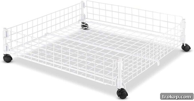 Maximize Space with Smart Under Bed Shoe Storage 9 Under Bed Storage Cart