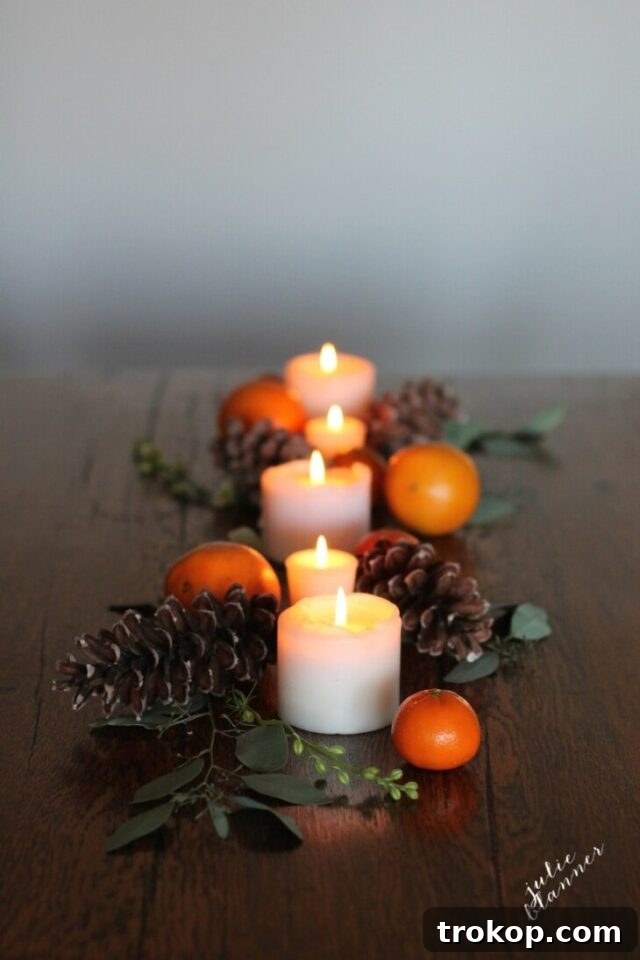 Creative Thanksgiving Table Decor: DIY Ideas for a Festive Feast 28 5-Minute Fall Table Setting with natural elements
