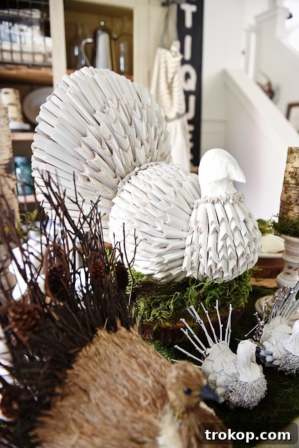 Easy & Festive: 23 Thanksgiving Turkey Crafts 17 Neutral Turkey