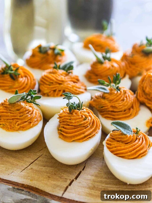 Elevate Your Thanksgiving Dinner Unforgettable Recipes 12 Thanksgiving Deviled Eggs