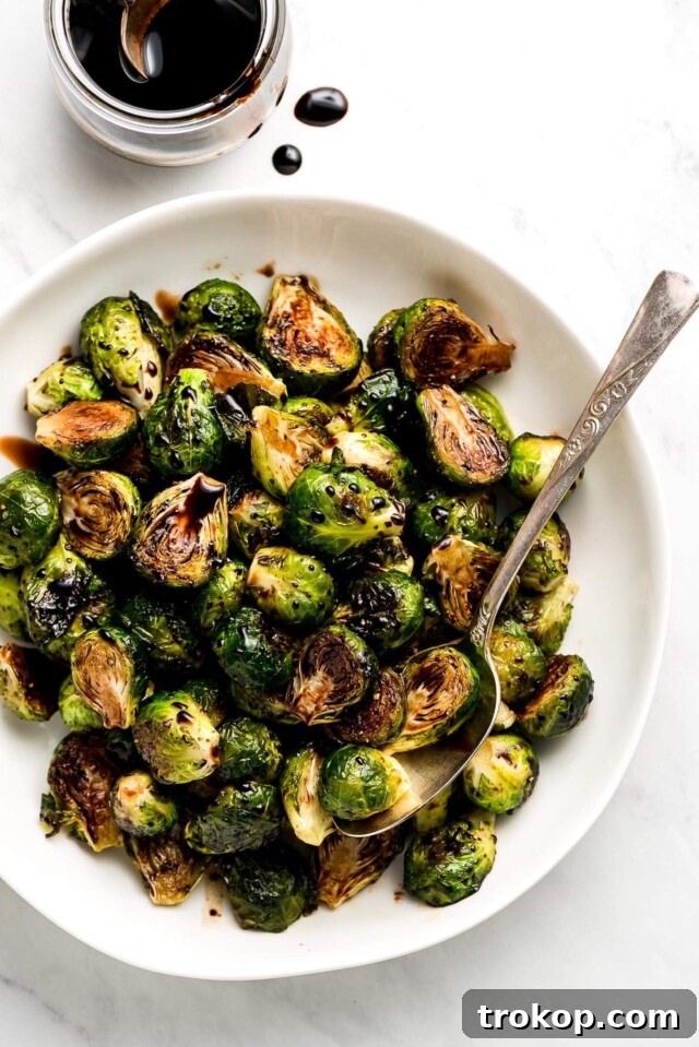 Elevate Your Thanksgiving Dinner Unforgettable Recipes 18 Roasted Brussels Sprouts with Balsamic Glaze