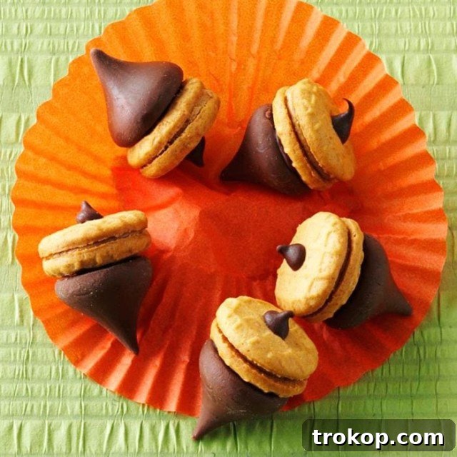Elevate Your Thanksgiving Dinner Unforgettable Recipes 34 Acorn Cookies for Thanksgiving food ideas