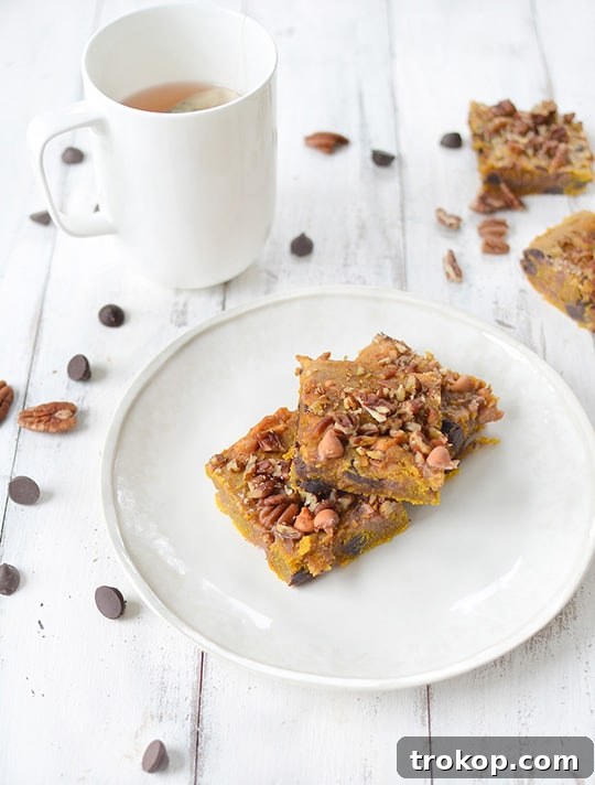 Elevate Your Thanksgiving Dinner Unforgettable Recipes 36 Pumpkin blondies recipe - sugar & cloth
