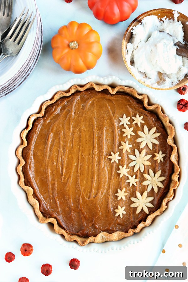 Elevate Your Thanksgiving Dinner Unforgettable Recipes 39 Vegan and Gluten-Free Pumpkin Pie with star cutouts