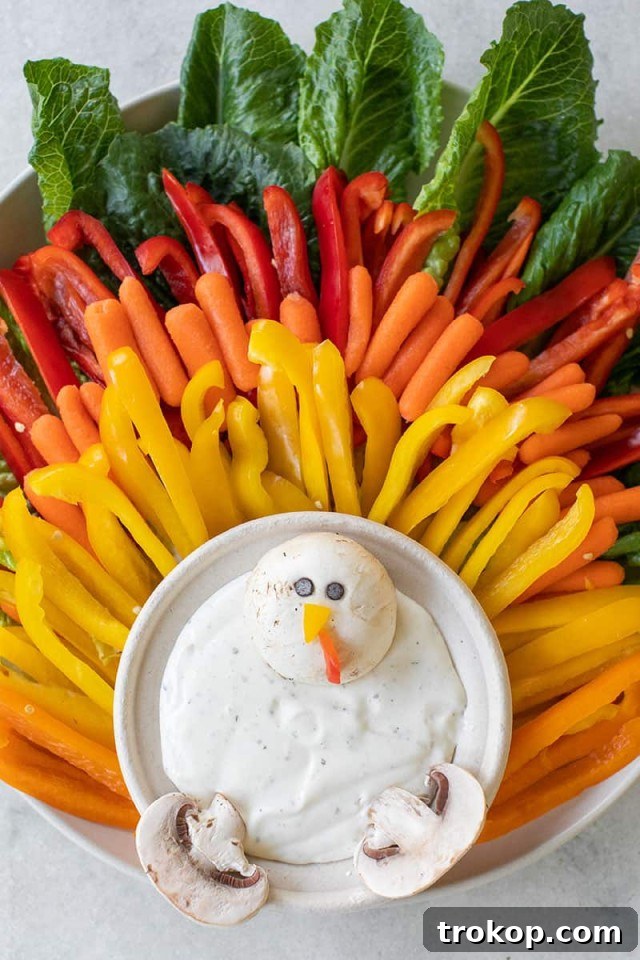 Elevate Your Thanksgiving Dinner Unforgettable Recipes 10 Turkey Veggie Platter for Thanksgiving food ideas