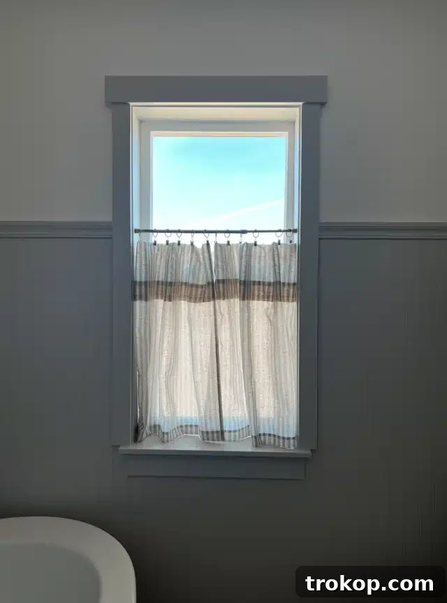 Grey on Grey Window Trim