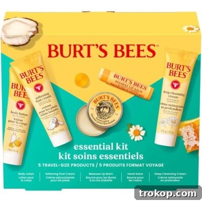 36 Steal-Worthy Dirty Santa Gifts 14 Burt's Bees Christmas Gifts - Essentials Everyday Set, 5 Travel Size Products for Stocking Stuffers for dirty santa gifts