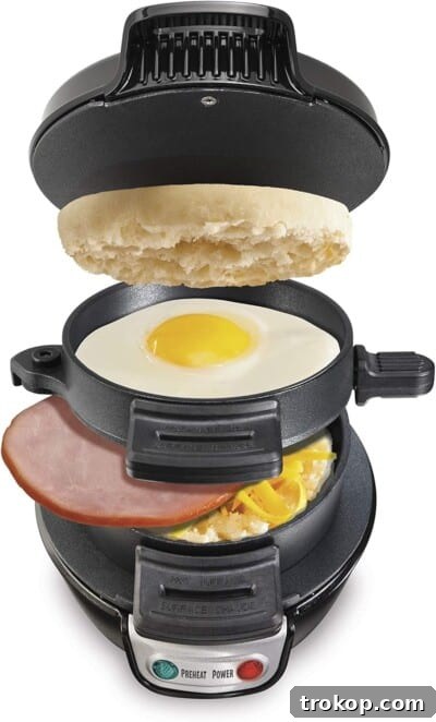 36 Steal-Worthy Dirty Santa Gifts 8 Hamilton Beach Breakfast Sandwich Maker with Egg Cooker Ring for dirty santa gift ideas