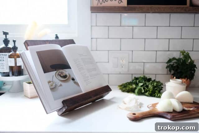 DIY Cookbook Stand