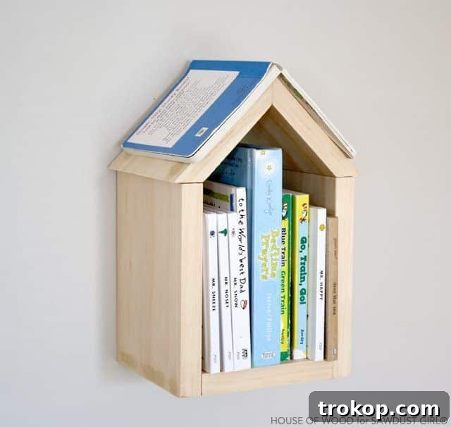 DIY Scrap Wood House Shelf