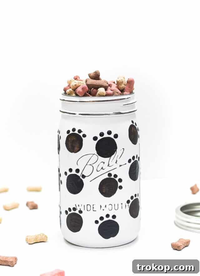 33 Festive Mason Jar Christmas Gift Ideas 27 Dog Treat Mason Jar Gift