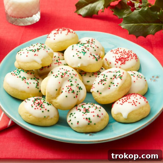 Holiday Cookie Masterclass: Recipes for Delicious Treats and Stunning Displays 28 Classic Italian Christmas Cookies, often soft and cake-like, with a hint of almond and a delicate glaze.