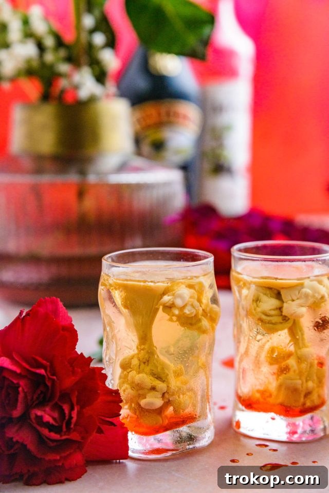 Best Brain Hemorrhage Shot Recipe - Visually Striking and Sweet