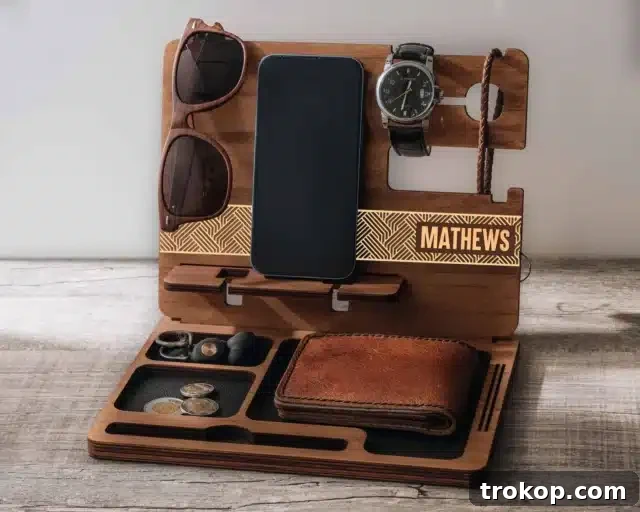 32 Valentine's Day Gifts Husbands Will Truly Appreciate 10 Engraved Docking Station for valentines day gifts for husbands