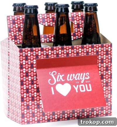 32 Valentine's Day Gifts Husbands Will Truly Appreciate 13 Six Ways to Say I Love You Beer Gift for Valentine's Day gifts for husband