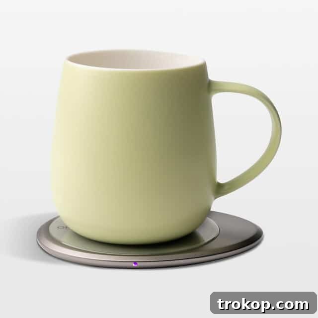 32 Valentine's Day Gifts Husbands Will Truly Appreciate 4 Ohom Ui 3 Verde Green Heated Coffee Mug
