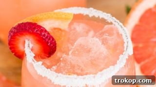 Strawberry Grapefruit Salty Dog Recipe
