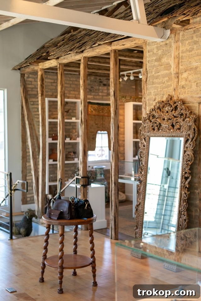 Explore New Braunfels: Attractions and Boutiques 14 Inside Lark Mason Associates Gallery, showcasing art and antiques in New Braunfels