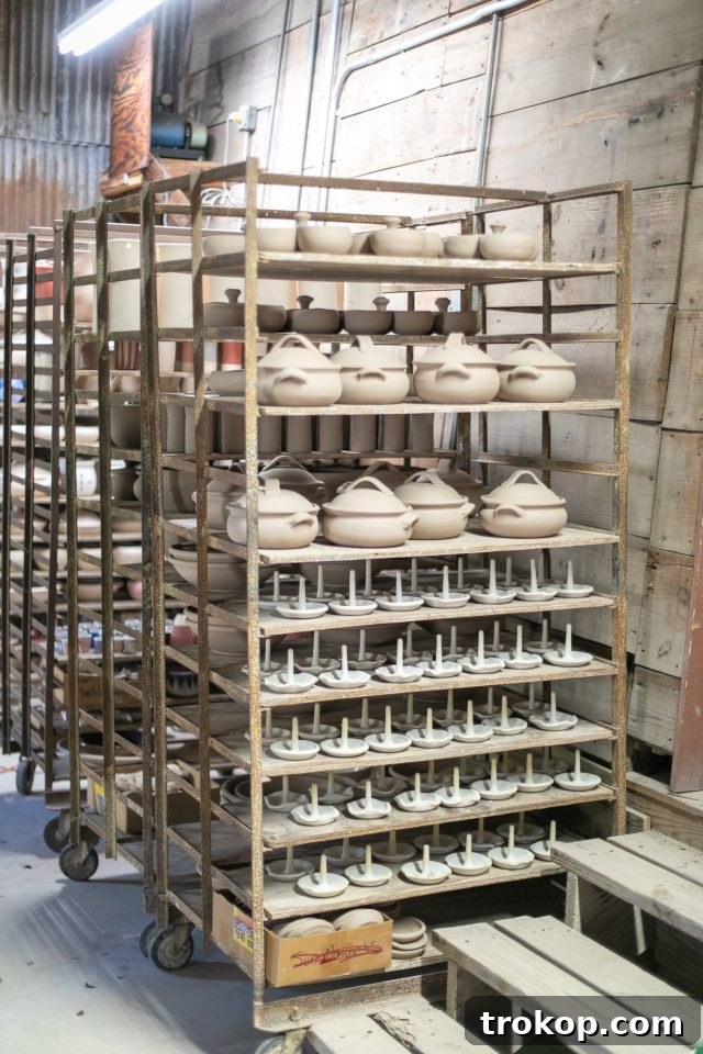 Explore New Braunfels: Attractions and Boutiques 26 Artisan ceramics display at The Barn Pottery in Gruene, Texas