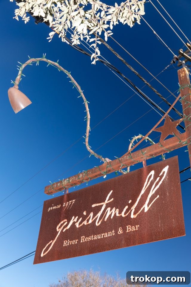 Explore New Braunfels: Attractions and Boutiques 35 Gristmill River Restaurant, a popular dining spot in New Braunfels
