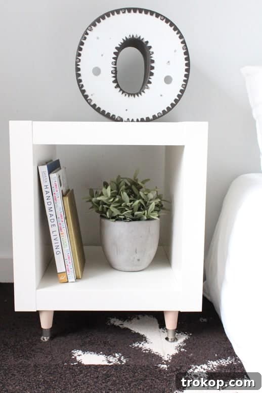 Ikea Side Table Reinvented 2 Stylish DIY Ikea Hack Side Table for under $40, perfect for home decor and small spaces