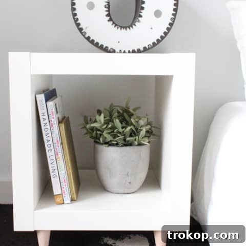 Ikea Side Table Reinvented 8 DIY ikea hack side table by Sugar & Cloth