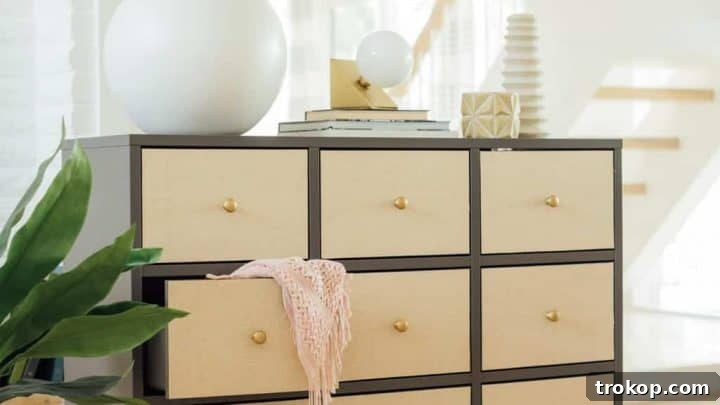 DIY Ikea Rattan Drawers