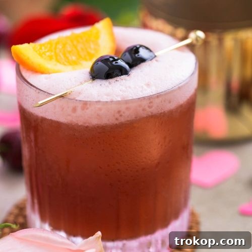 best Cherry vodka sour recipe by sugar and cloth