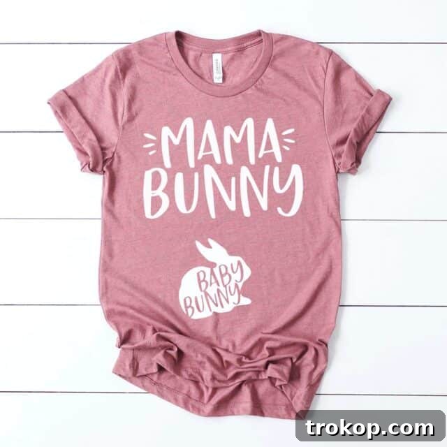 Easter Baby Announcement Shirt | Cute Pregnancy Reveal Tee for Mom | Easter Bunny Pregnancy Reveal | Spring Baby Bump Shirt