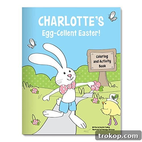 My Egg-Cellent Easter Coloring & Activity Book - Personalized Book for Children - I See Me!