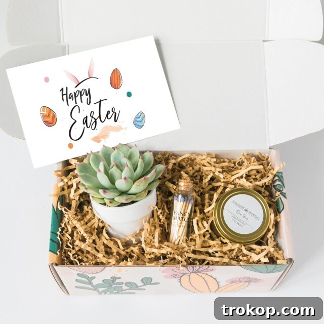 HAPPY EASTER GIFT - Personalized Easter Gift Box - Gift Ideas for Best Friend - Friendship Gift Box - Thinking of you - Care Package