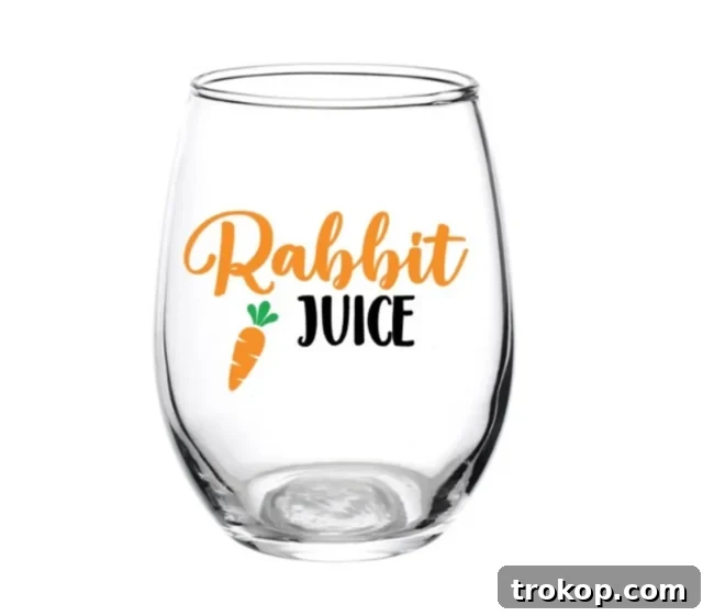 Rabbit Juice Wine Glass