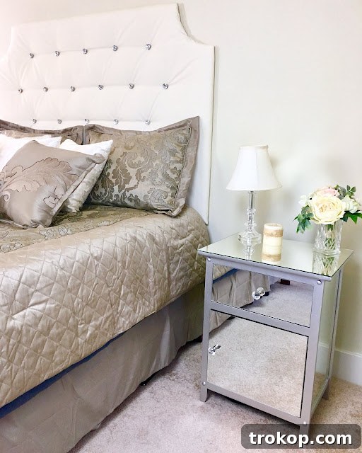 Mirrored Nightstand