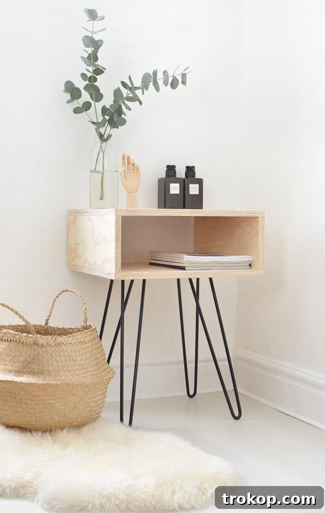 Hairpin Nightstand