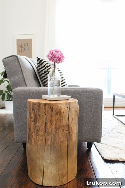 Tree Stump Table