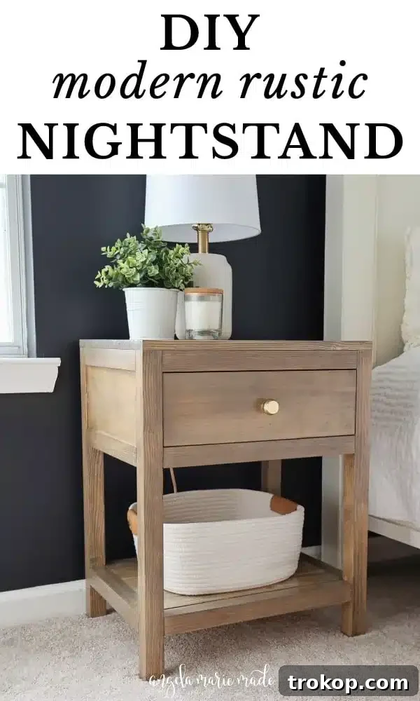 Modern Rustic Nightstand