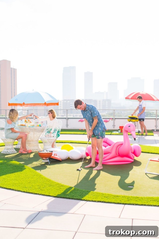 37 Unique Adult Birthday Party Ideas 11 How to throw the perfect rooftop bbq party! - sugar and cloth - best DIY blog 2015 - houston - ashley rose