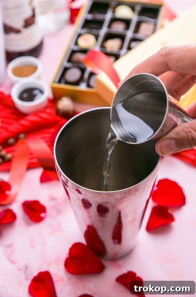 37 Unique Adult Birthday Party Ideas 25 adding the liqueurs in a cocktail shaker