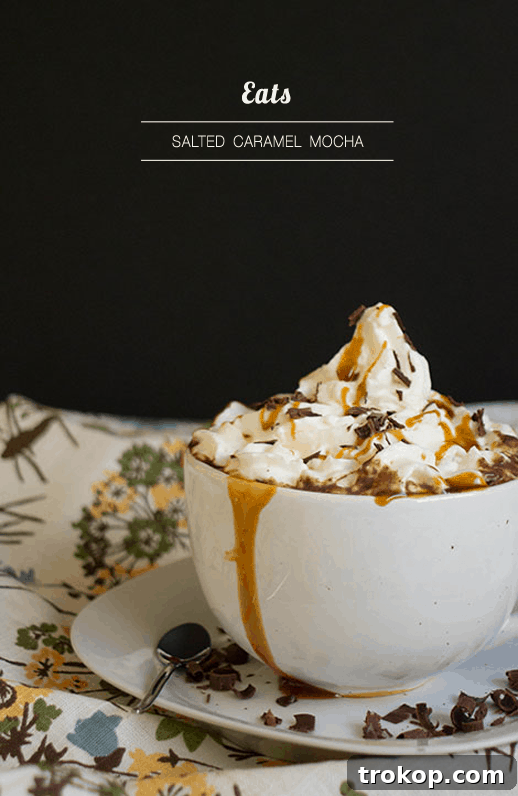 Rich Homemade Salted Caramel Mocha Recipe