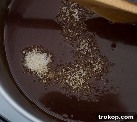 Steps for Making Homemade Salted Caramel Sauce