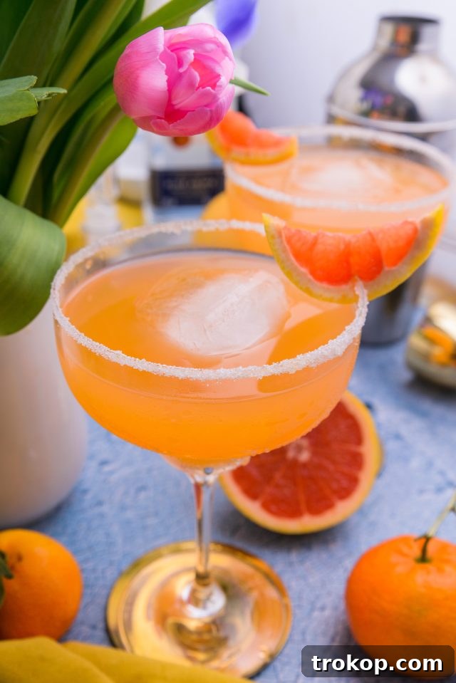 Spring Fling Margarita 8 Easter Margarita cocktail idea for an Easter brunch by Sugar & Cloth