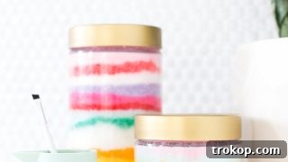 DIY Sand Art Sugar Scrub