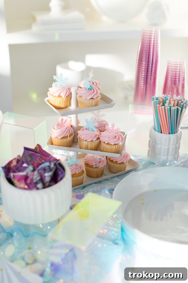Winter Wonderland Birthday Bash 11 Delightful desserts for a DIY Frozen Birthday Party by Sugar & Cloth