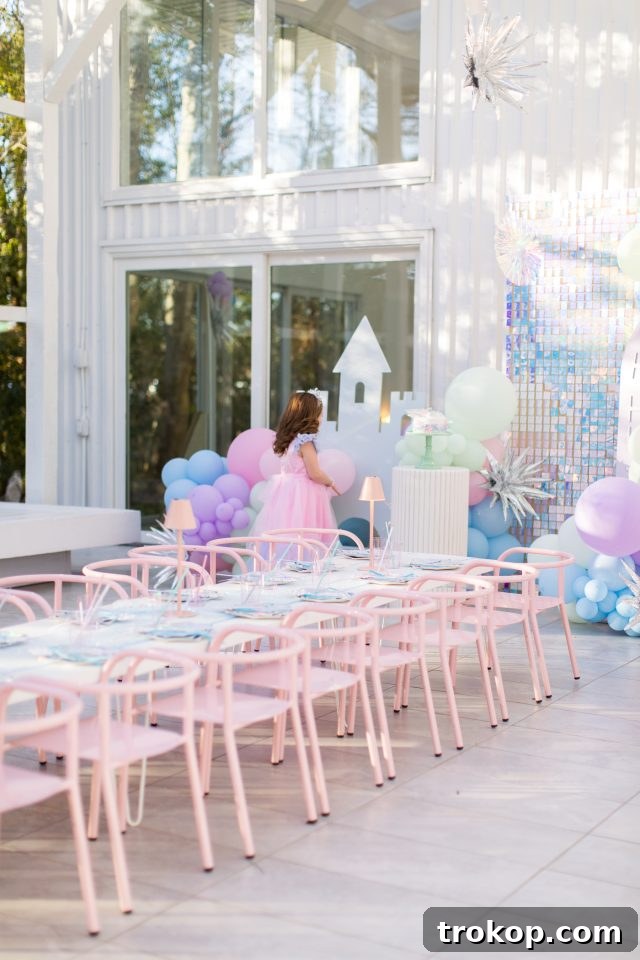 Winter Wonderland Birthday Bash 4 Hosting a captivating birthday party at the elegant Houston event venue, The Juliana, by Sugar & Cloth