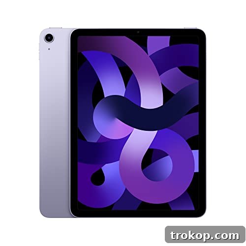 Apple 2022 iPad Air (10.9-inch, Wi-Fi, 64GB) - Purple (5th Generation) Apple 2022 iPad Air (10.9-inch, Wi-Fi, 64GB) - Purple (5th Generation) for college students