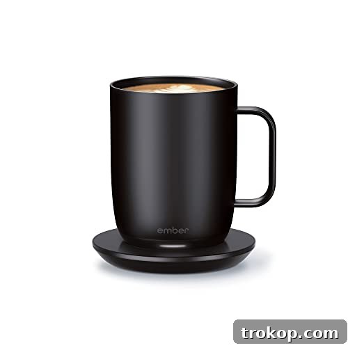 38 Unforgettable Gifts for Dad, Chosen by His Daughter 3 Ember Temperature Control Smart Mug 2, 14 Oz, App-Controlled Heated Coffee Mug with 80 Min Battery Life and Improved Design, Black - a perfect tech gift for dad from daughter