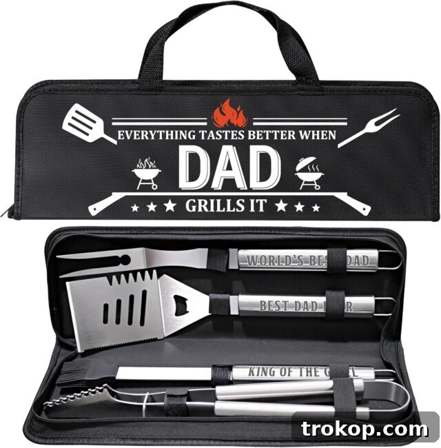38 Unforgettable Gifts for Dad, Chosen by His Daughter 19 Dad Gifts from Daughter, Dad Grilling Accessories Set - a premium BBQ toolset for outdoor cooking