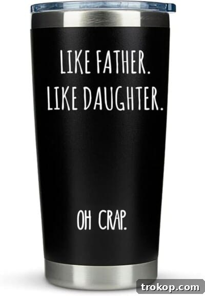 38 Unforgettable Gifts for Dad, Chosen by His Daughter 30 KLUBI Dad Birthday Gift From Daughter - Like Father Like Daughter Mug - Funny Father's Day 20 Ounce Tumbler - Drinking Cup for Girl Dad - a heartfelt and practical travel gift
