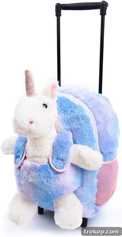 Make Travel a Breeze: 21 Top Kids' Luggage, From Carry-Ons to Ride-Ons 15 Plush Unicorn Backpack Luggage for Toddlers